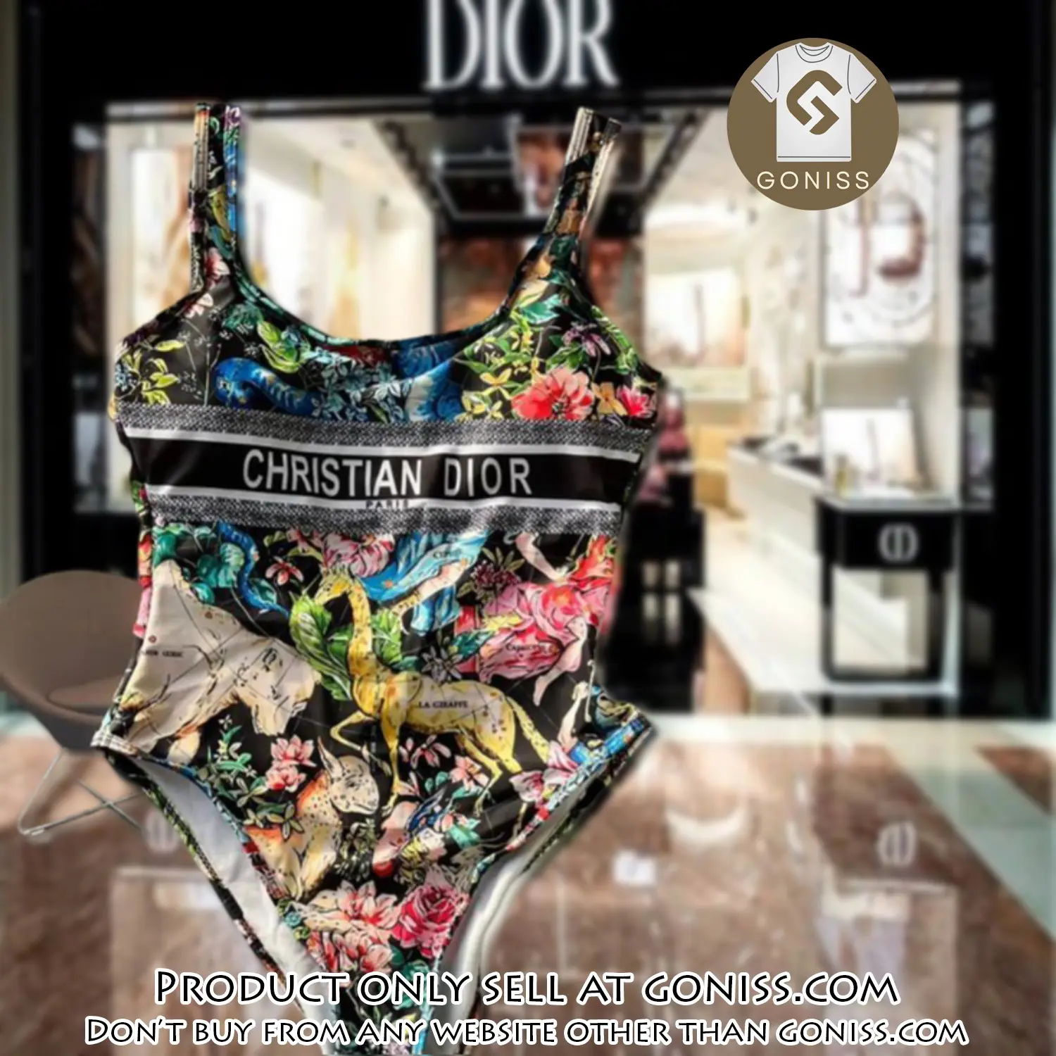 Christian dior swimwear beachwear one piece swimsuit osw1044 gn1203463